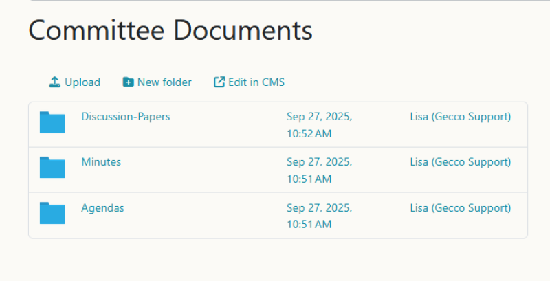 Committee Documents